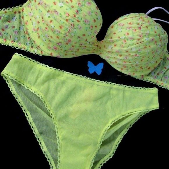 Victoria's Secret Paded Demi Bra Set 396 - Picture 2 of 3